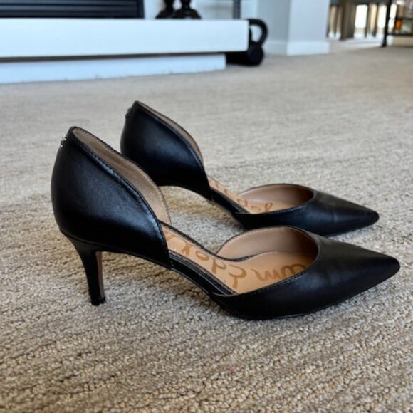 Sam Edelman Women's Heeled Black Pumps in Perfect Condition - Picture 2 of 6